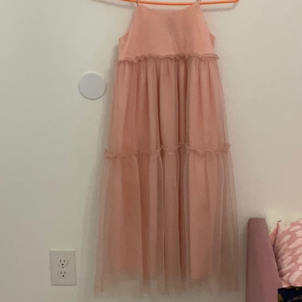 kids rose gold dress
